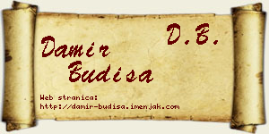 Damir Budiša vizit kartica